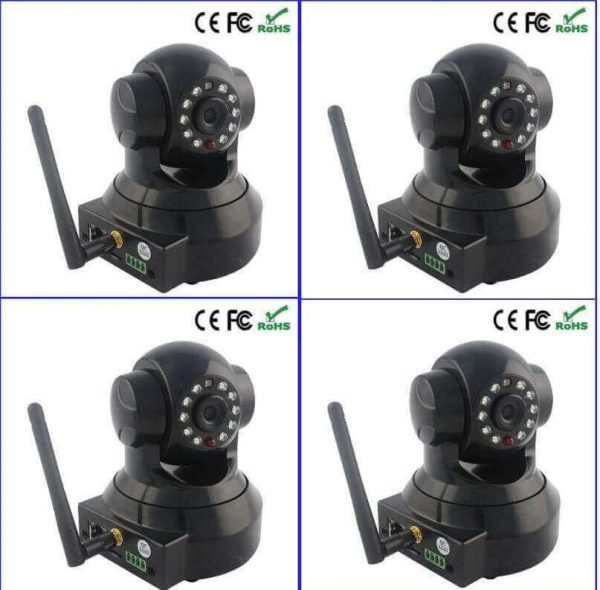 Bedacamstore-4 Caméras de surveillance ip wifi motorisées infrarouges-278,69 € Livraison gratuite