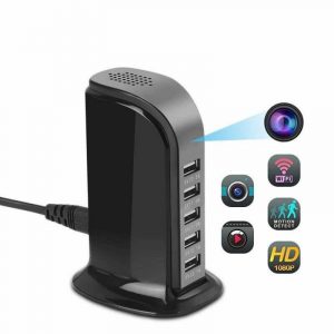 Bedacamstore-Caméra espion sans fil 1080P avec 5 port USB-129,17 € Livraison gratuite
