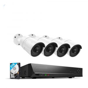 Bedacamstore-kit vidéo-surveillance 4 caméras IP Poe 5MP-649,57 € Livraison gratuite
